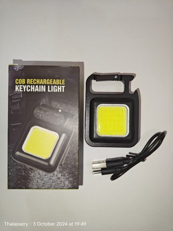 COB Rechargeable Keychain Light. - Image 4